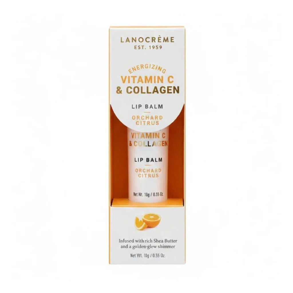 Lanocreme Lip Balm Orchard Citrus with Vitamin C & Collagen 10g
