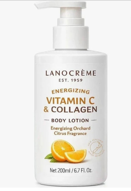 Lanocreme Vitamin C and Collagen Body Lotion 200ml