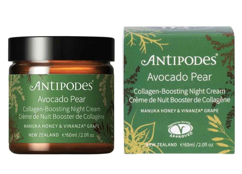 Antipodes Avocado Pear Collagen Boosting Night Cream 60mL - BeeVitamins