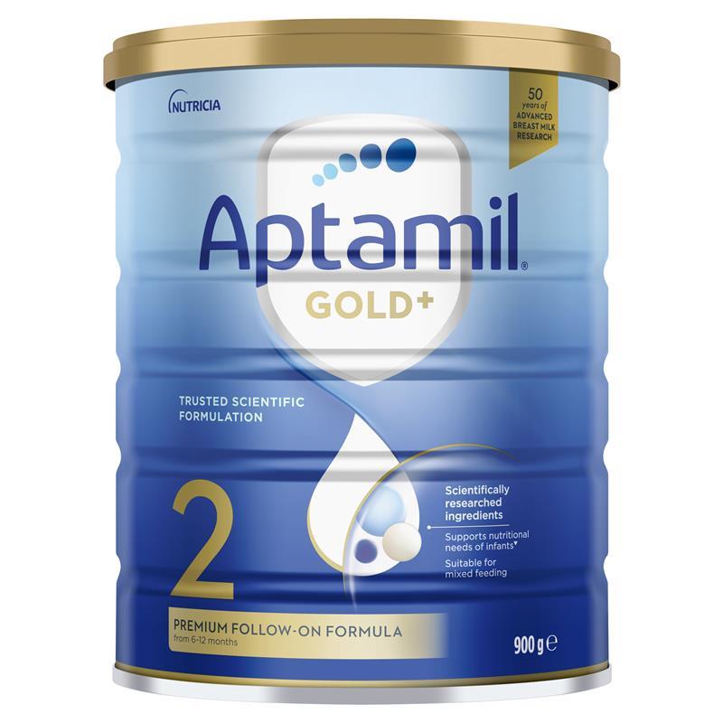 Aptamil Gold+2 Baby Follow - On Formula from 6 - 12 Months 900g - BeeVitamins