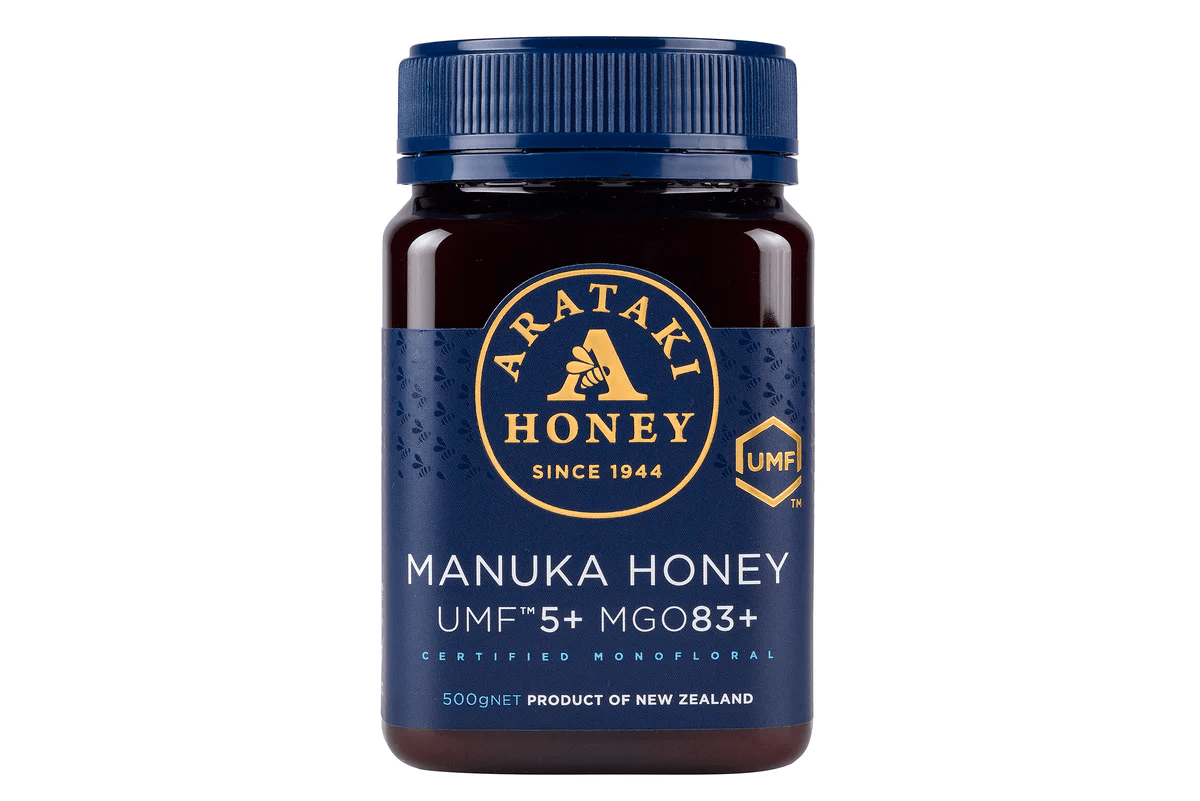 Arataki Manuka Honey UMF 5+ (MGO 83+) 500g - BeeVitamins