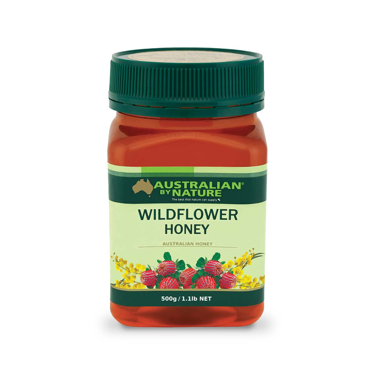 Australian by Nature Wildflower Honey 500g - BeeVitamins
