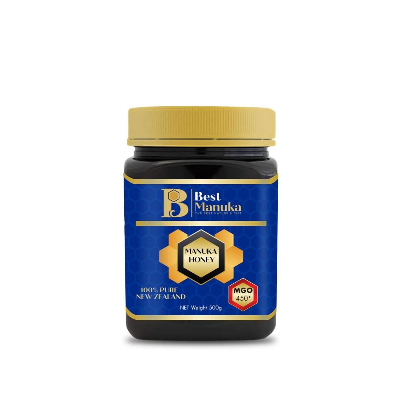Best Manuka MGO 450+ 500g Manuka Honey New Zealand - BeeVitamins
