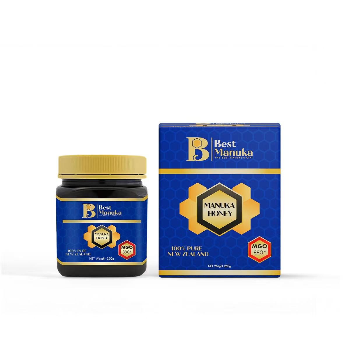 Best Manuka MGO 880+ 250g Manuka Honey New Zealand - BeeVitamins