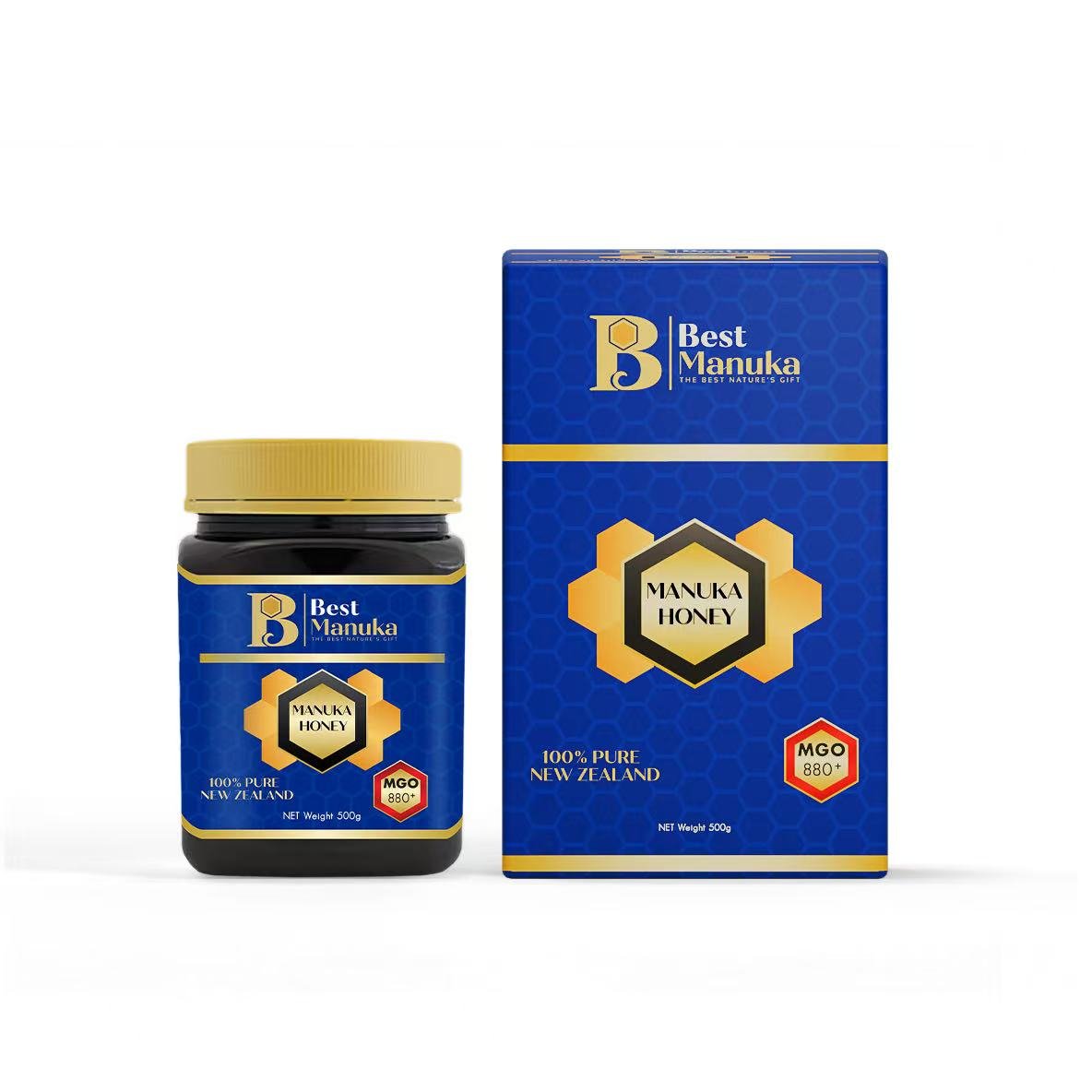 Best Manuka MGO 880+ 500g Manuka Honey New Zealand - Best Seller - BeeVitamins