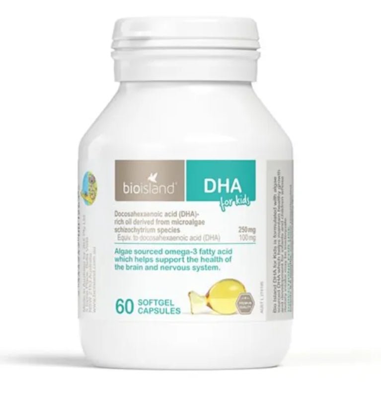Bio Island DHA 60 Capsules - BeeVitamins