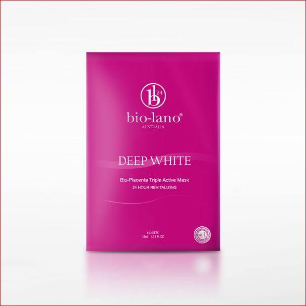 Bio - Lano Deep White Bio - Placenta Triple Active Mask 24 Hour Revitalizing - BeeVitamins