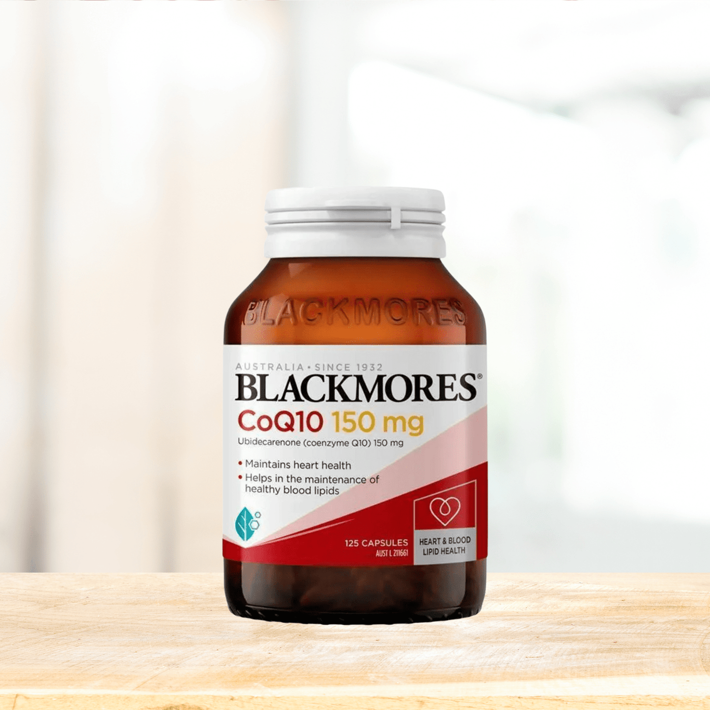 Blackmores CoQ10 150mg High Potency 125 Capsules - BeeVitamins