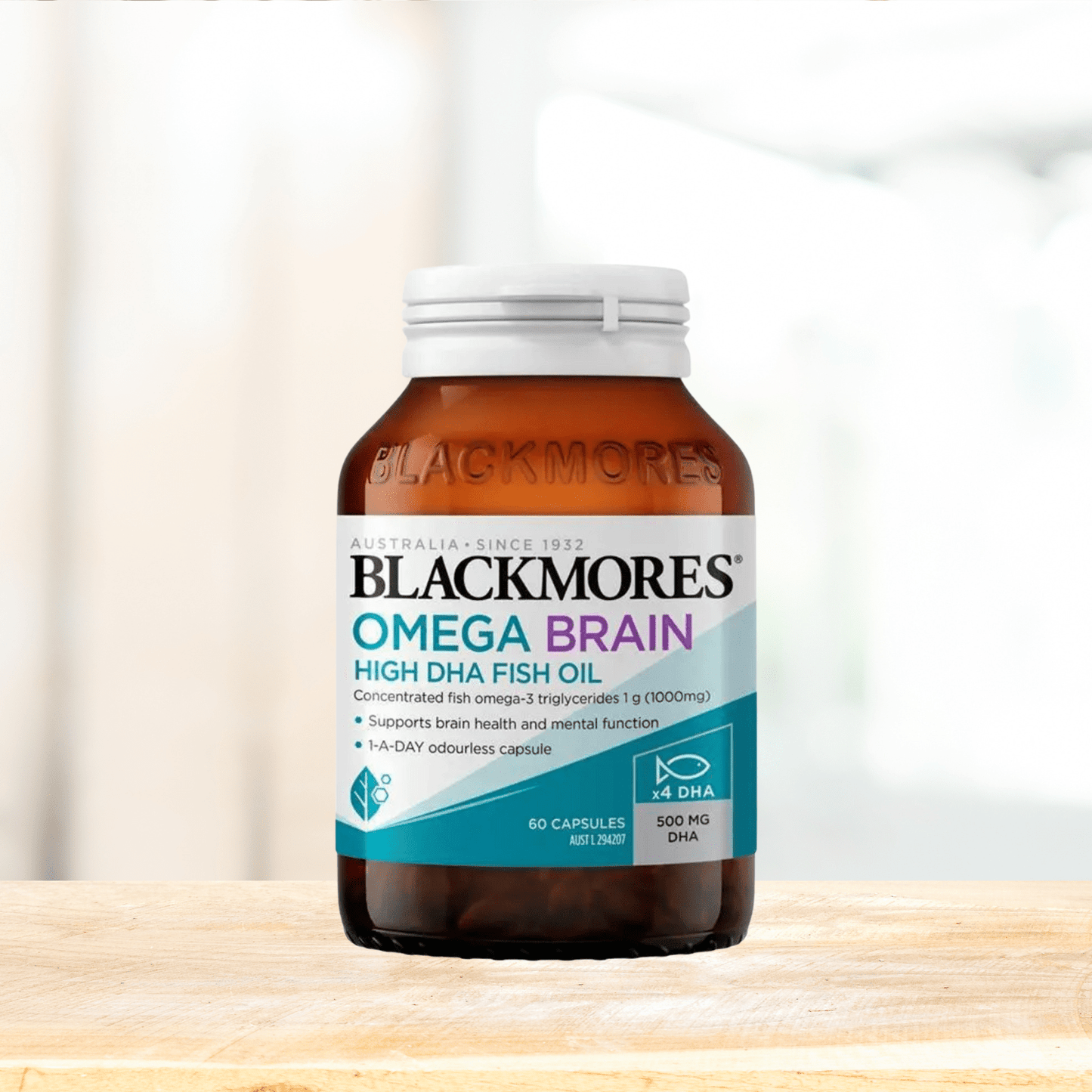 Blackmores Omega Brain 60 Capsules - BeeVitamins