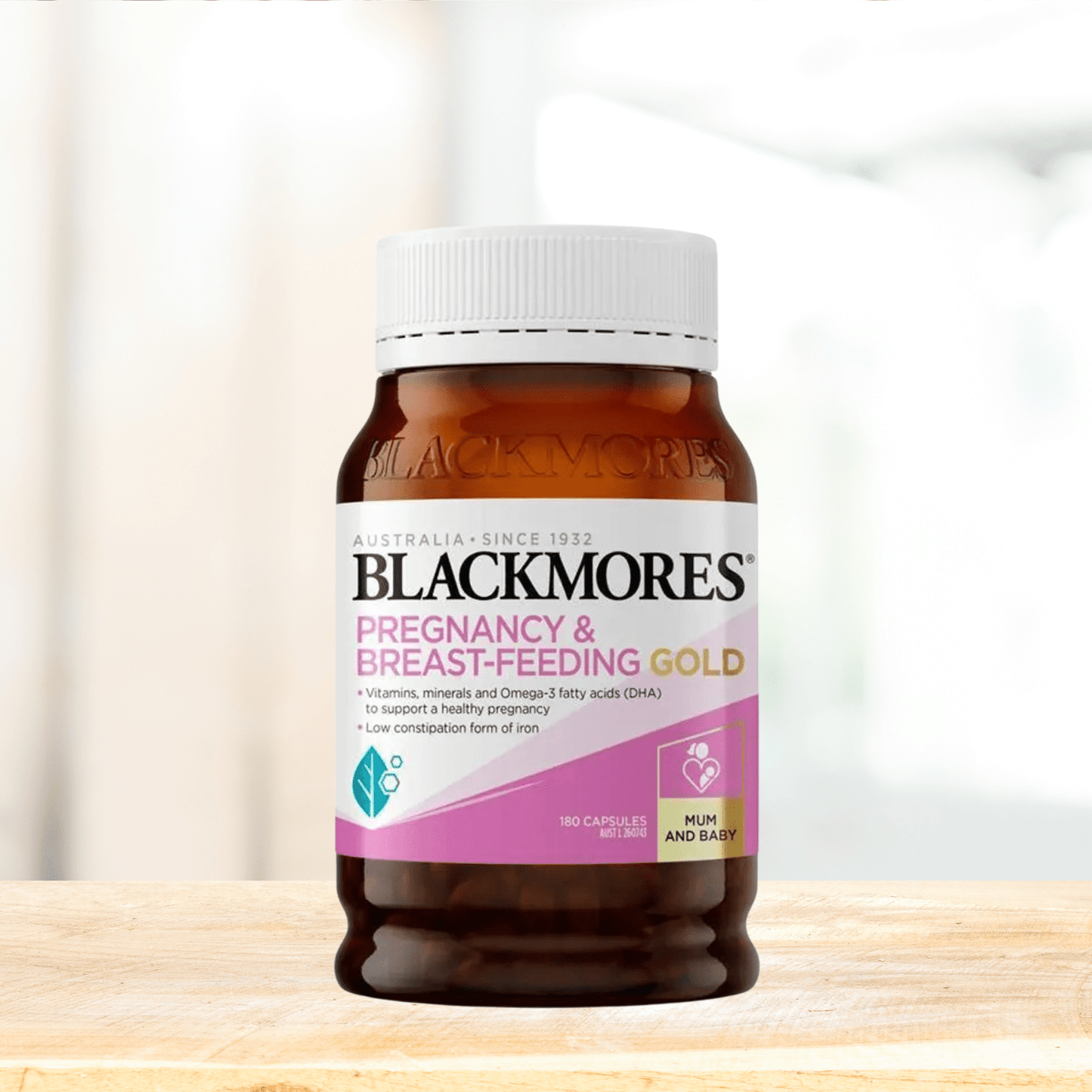 Blackmores Pregnancy & Breastfeeding Gold 180 Capsules - BeeVitamins