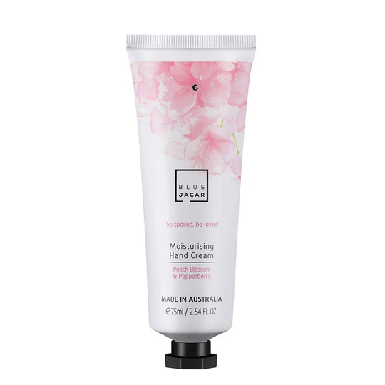 Blue Jacar Moisturising Hand Cream Peach Blossom & Pepperberry 75ml - BeeVitamins