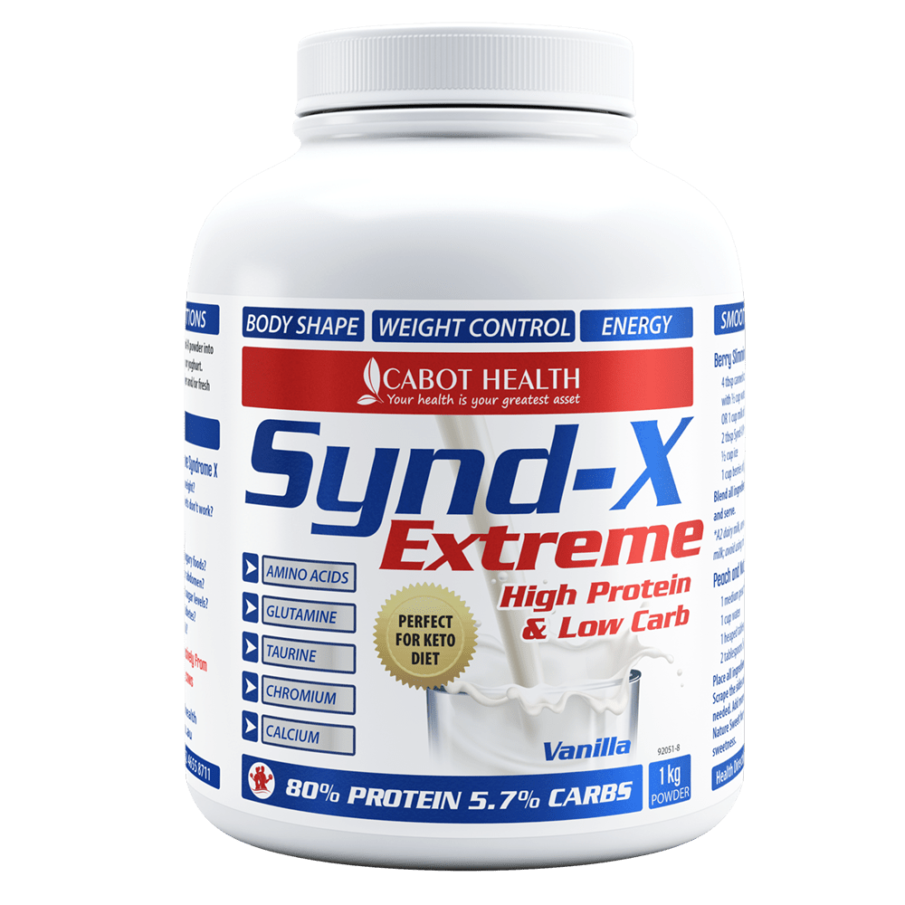 Cabot Health Synd - X Protein Powder Vanilla 1Kg - BeeVitamins