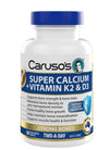 Caruso's Super Calcium + Vitamin K2 & D3 60 Tablets - BeeVitamins