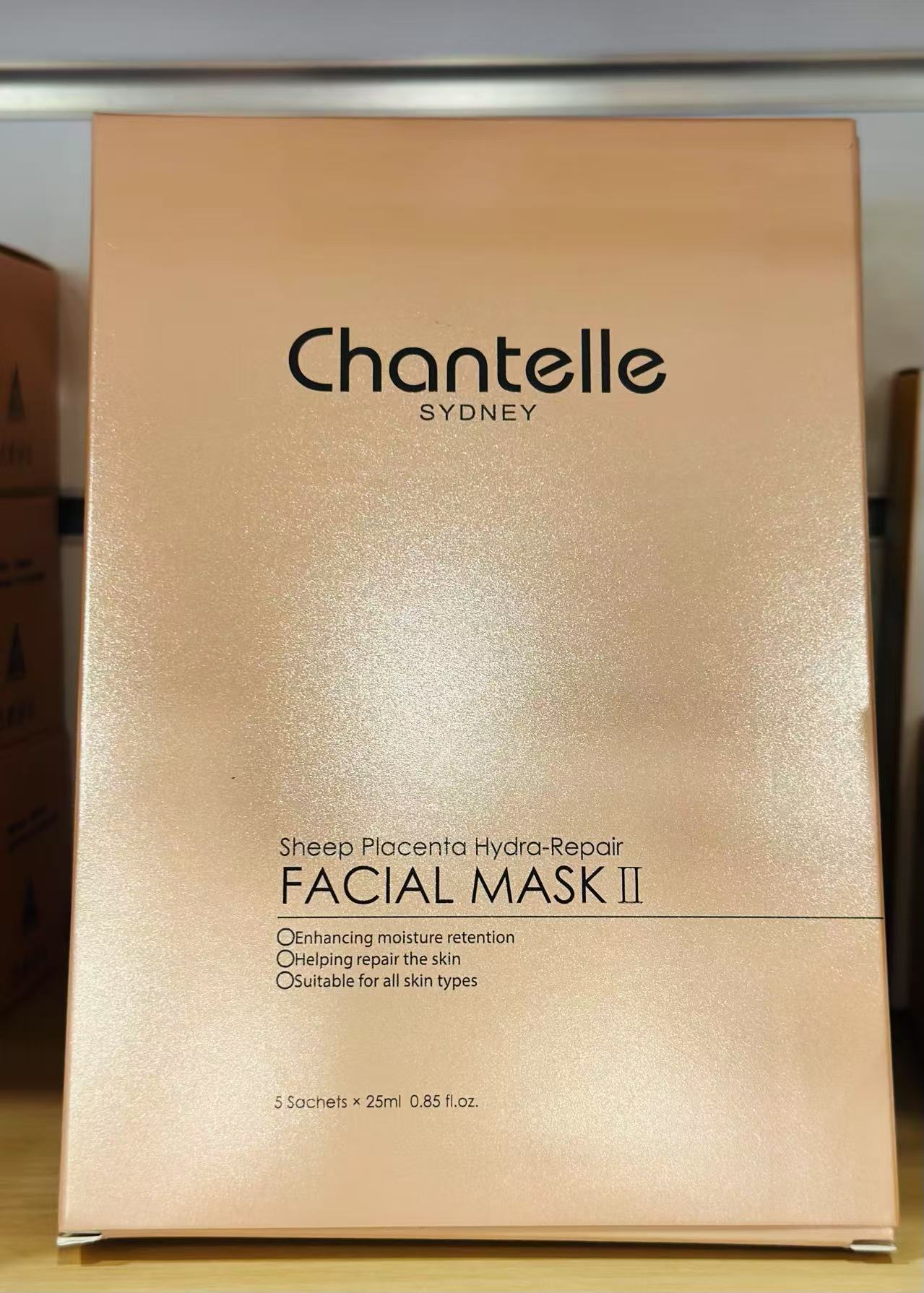 Chantelle Sydney Sheep Placenta Hydra - Repair Facial Mask II 5 Sachets x 25ml - BeeVitamins