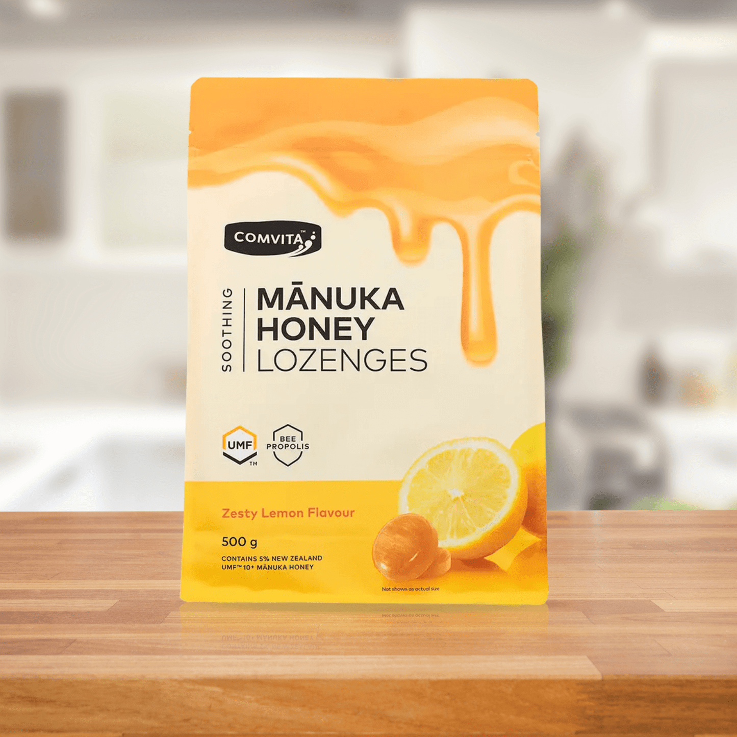 Comvita Manuka Honey Lozenges with Propolis - Lemon Flavour 500g - BeeVitamins