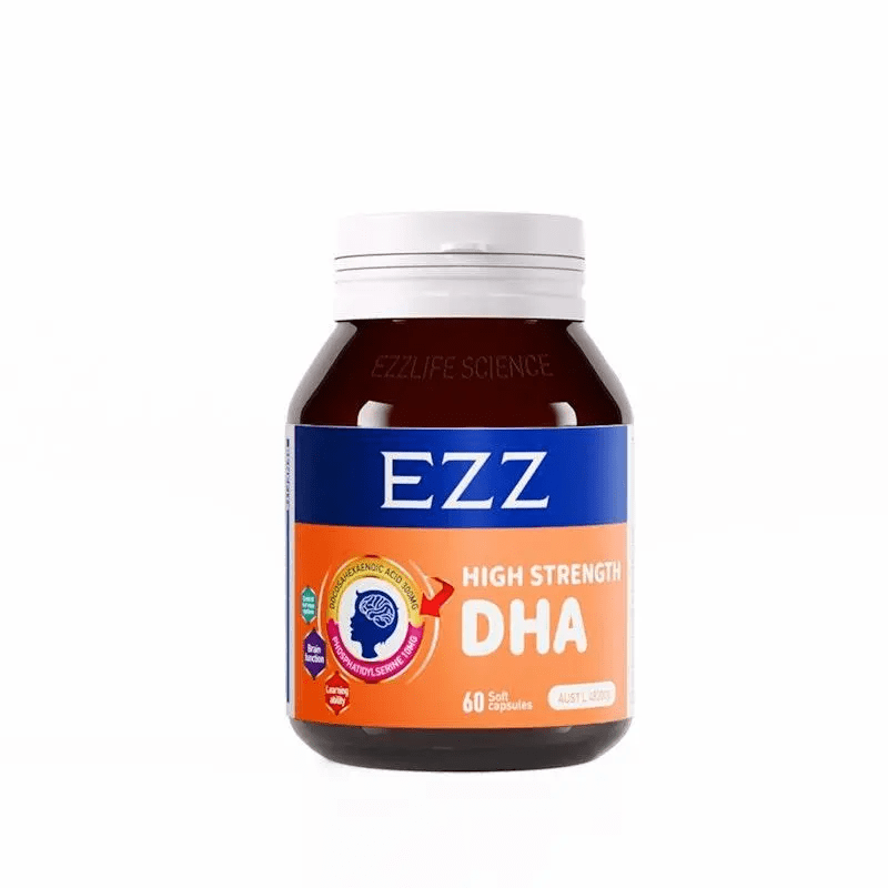 EZZ High Strength DHA 60 Capsules - BeeVitamins