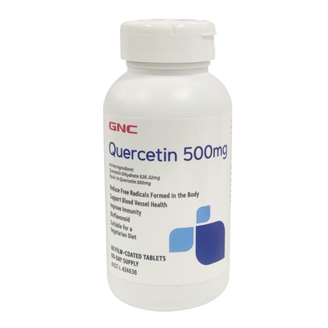 GNC Quercetin 500mg 60 Tablets - BeeVitamins