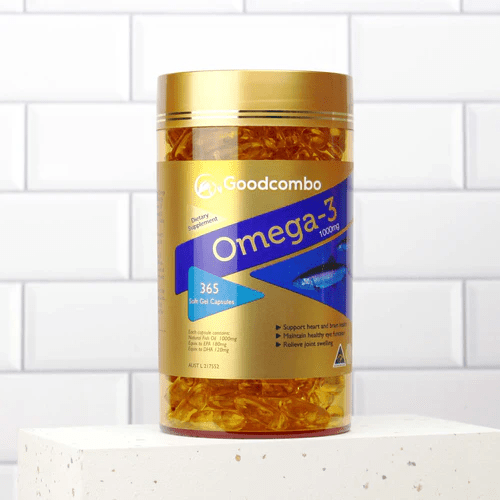Goodcombo Omega - 3 1000mg 365 Soft Gel Capsules - BeeVitamins