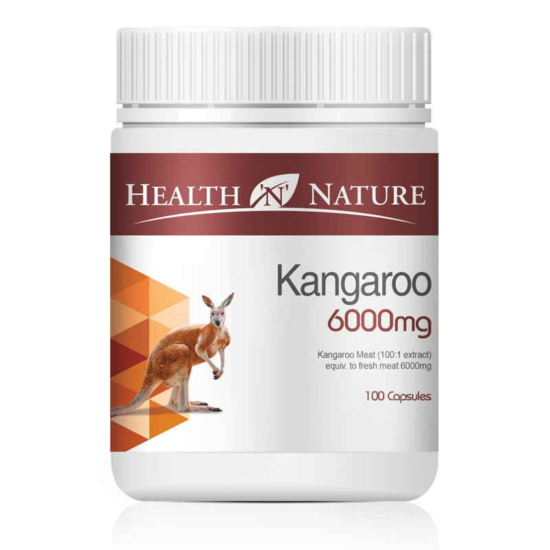 Health N Nature Kangaroo 6000mg 100 Capsules - BeeVitamins