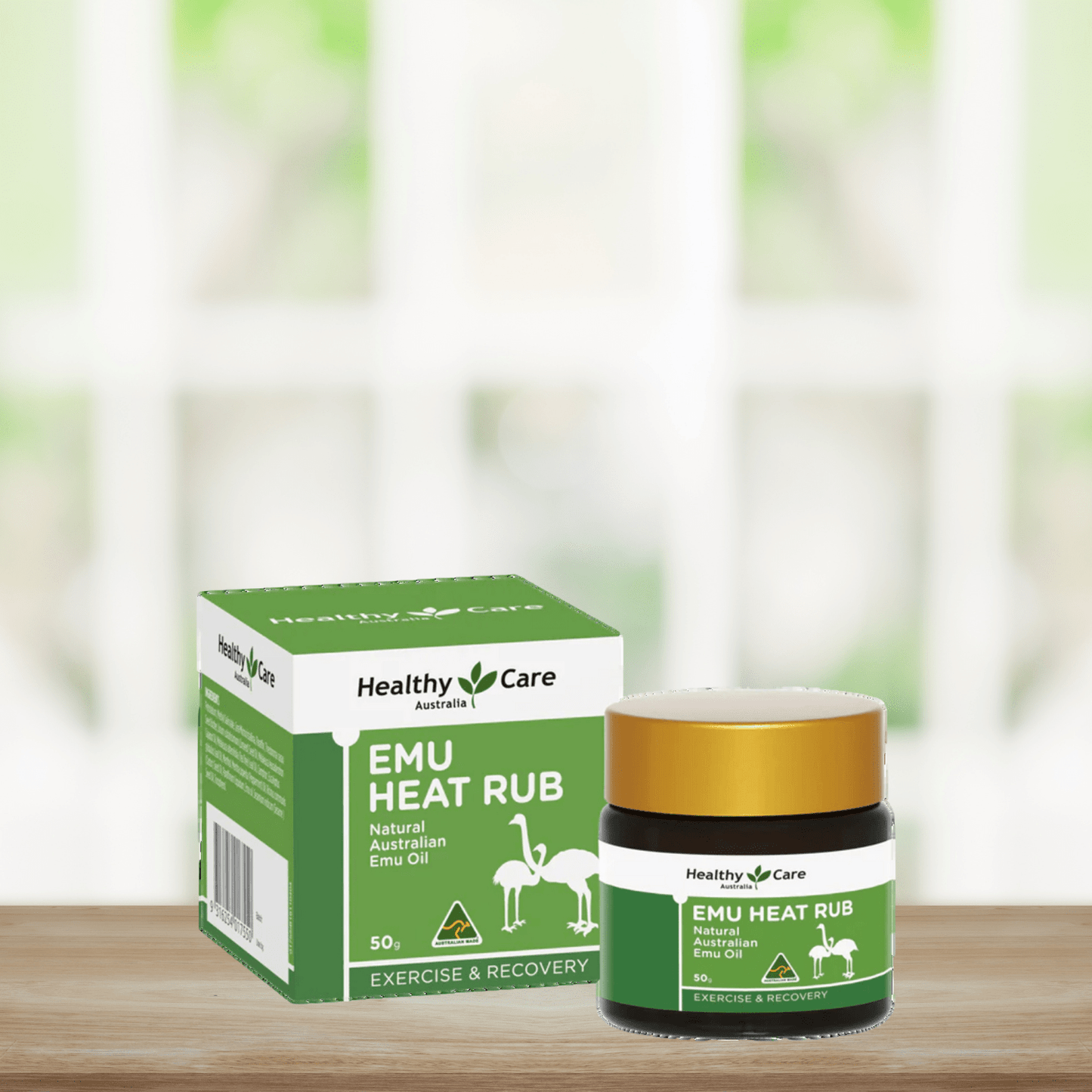 Healthy Care Emu Heat Rub 50g - BeeVitamins