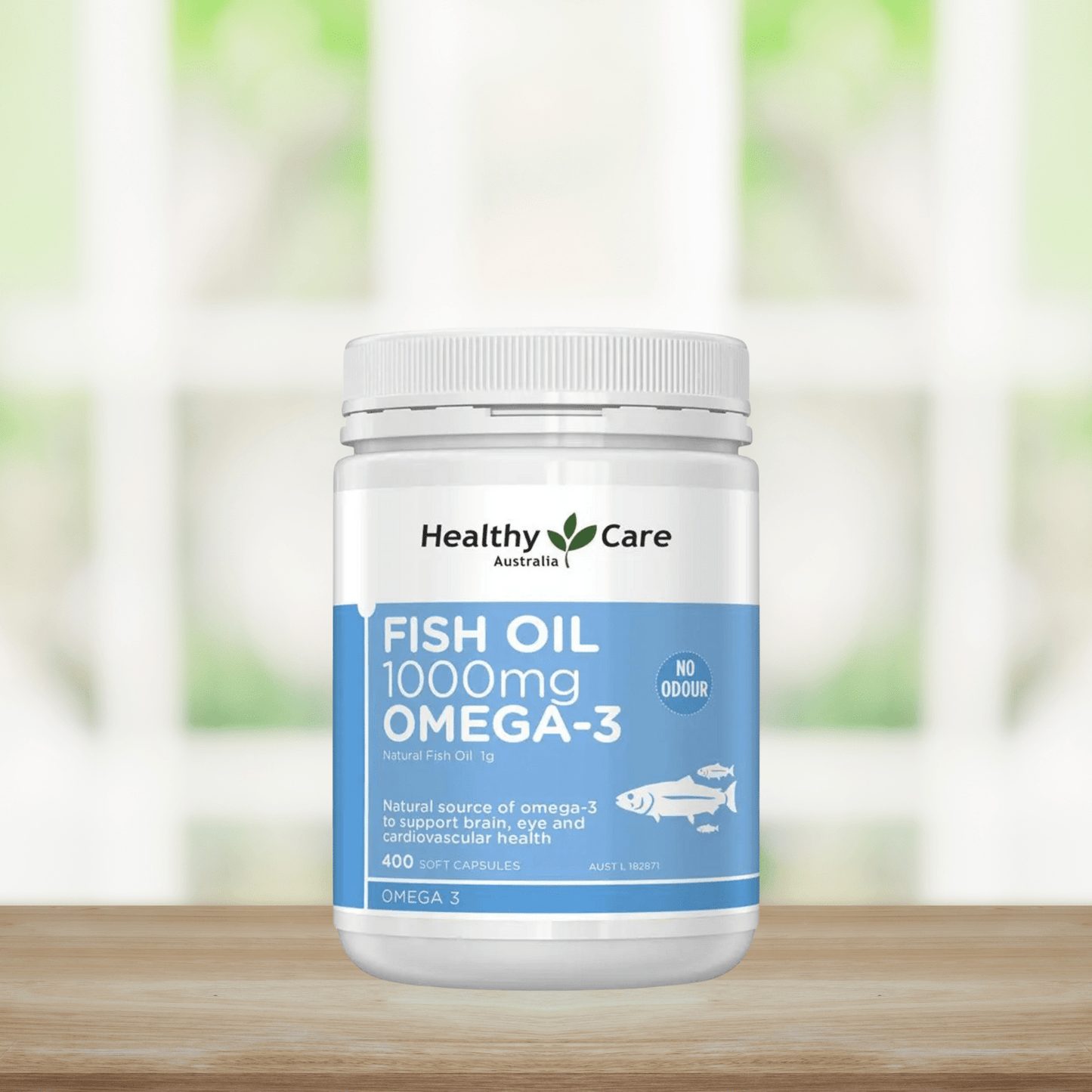 Healthy Care Fish Oil 1000mg 400 Capsules - BeeVitamins