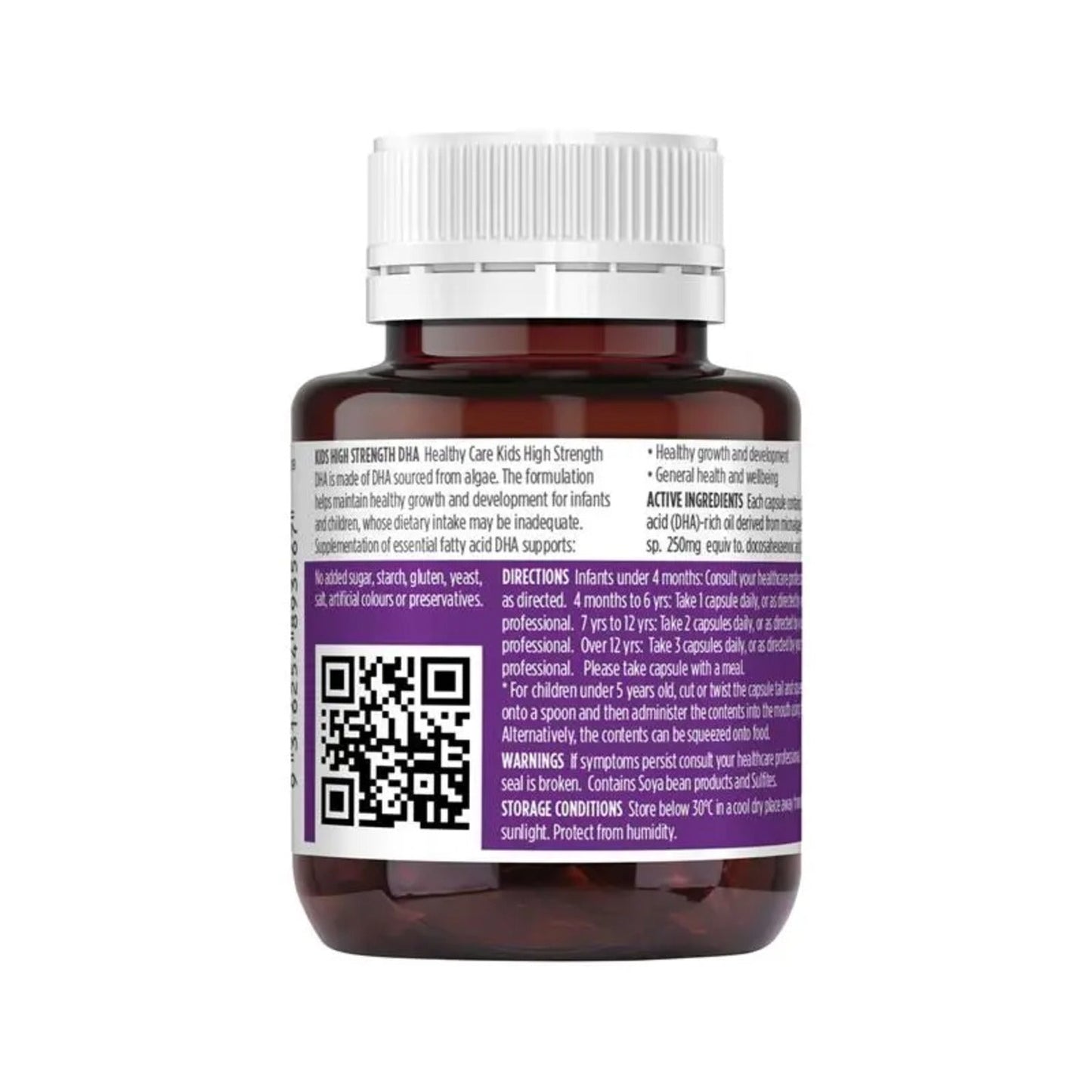 Healthy Care Kids DHA 60 Capsules - BeeVitamins