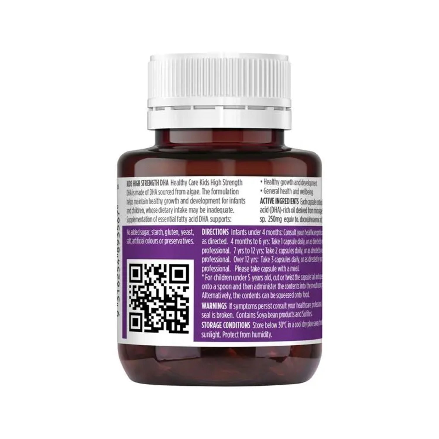 Healthy Care Kids DHA 60 Capsules - BeeVitamins