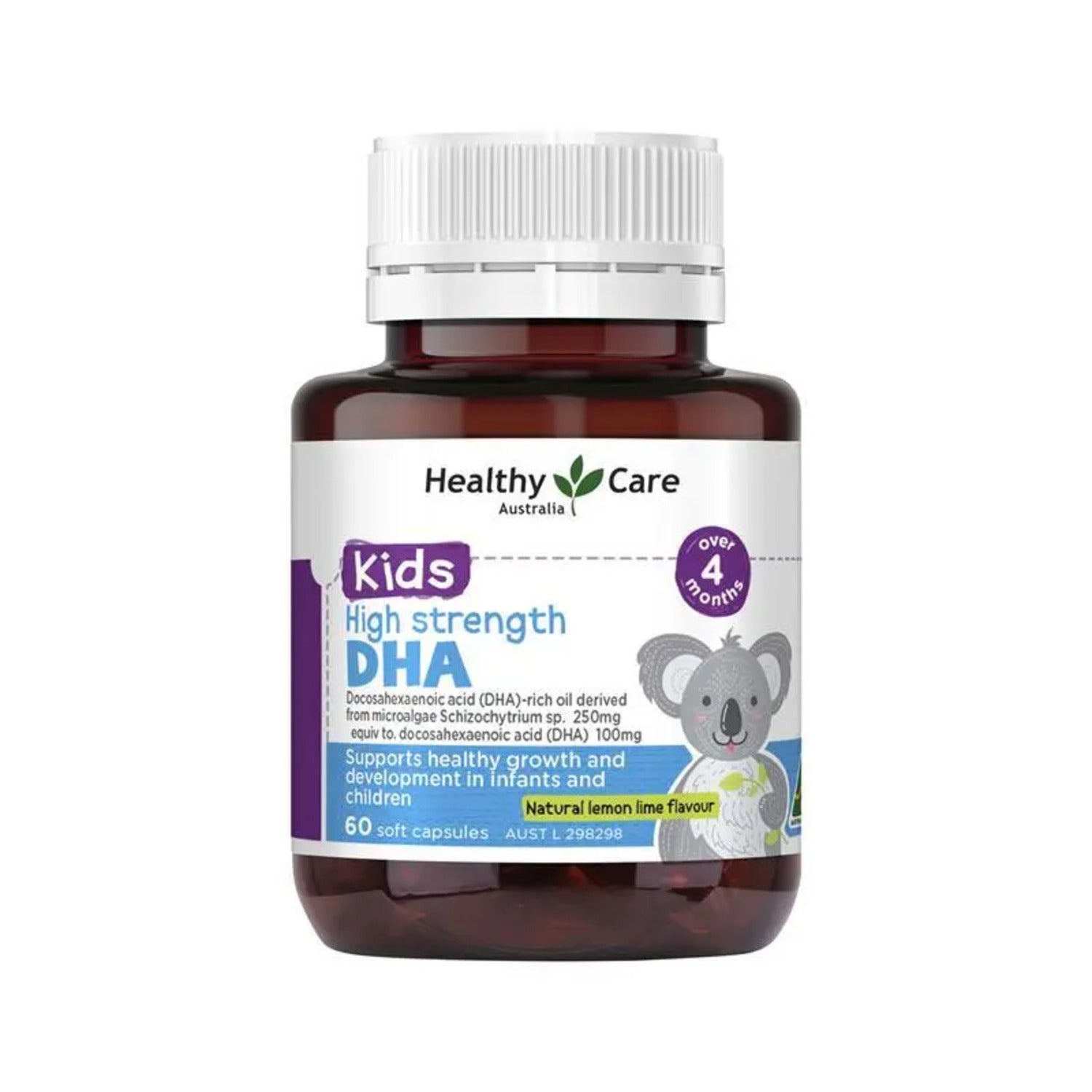 Healthy Care Kids DHA 60 Capsules - BeeVitamins