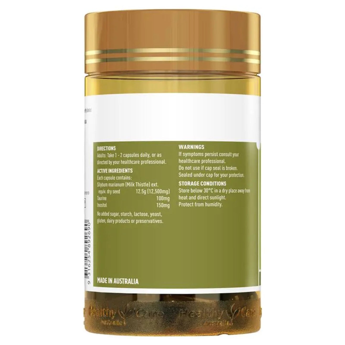 Healthy Care Liver Detox 100 Capsules - BeeVitamins