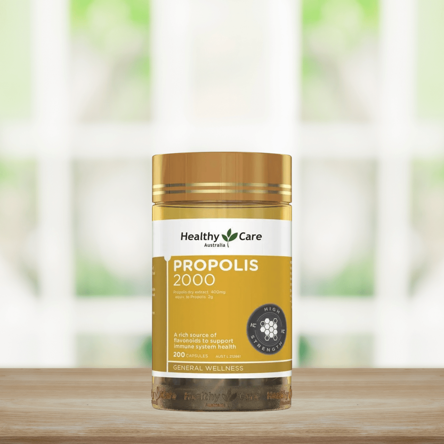 Healthy Care Propolis 2000mg 200 Capsules - BeeVitamins