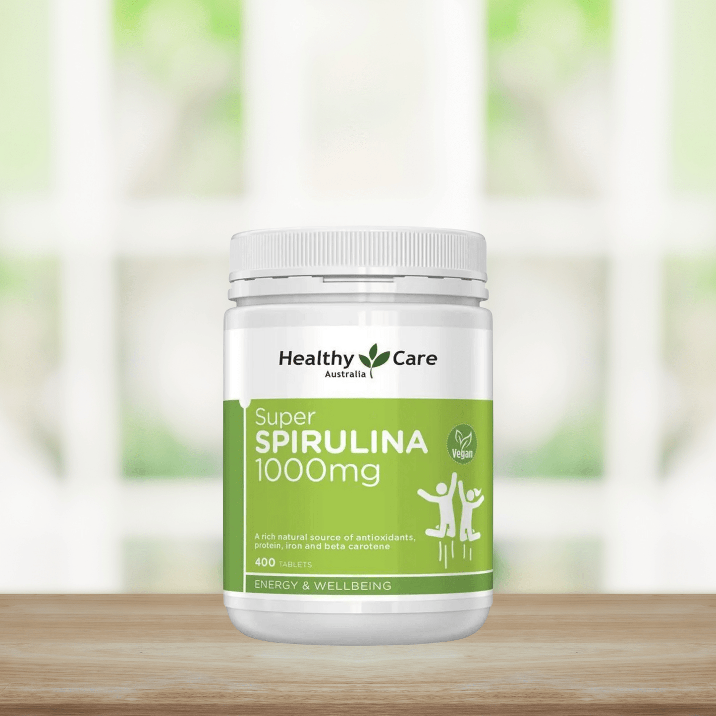 Healthy Care Super Spirulina 400 Tablets - BeeVitamins