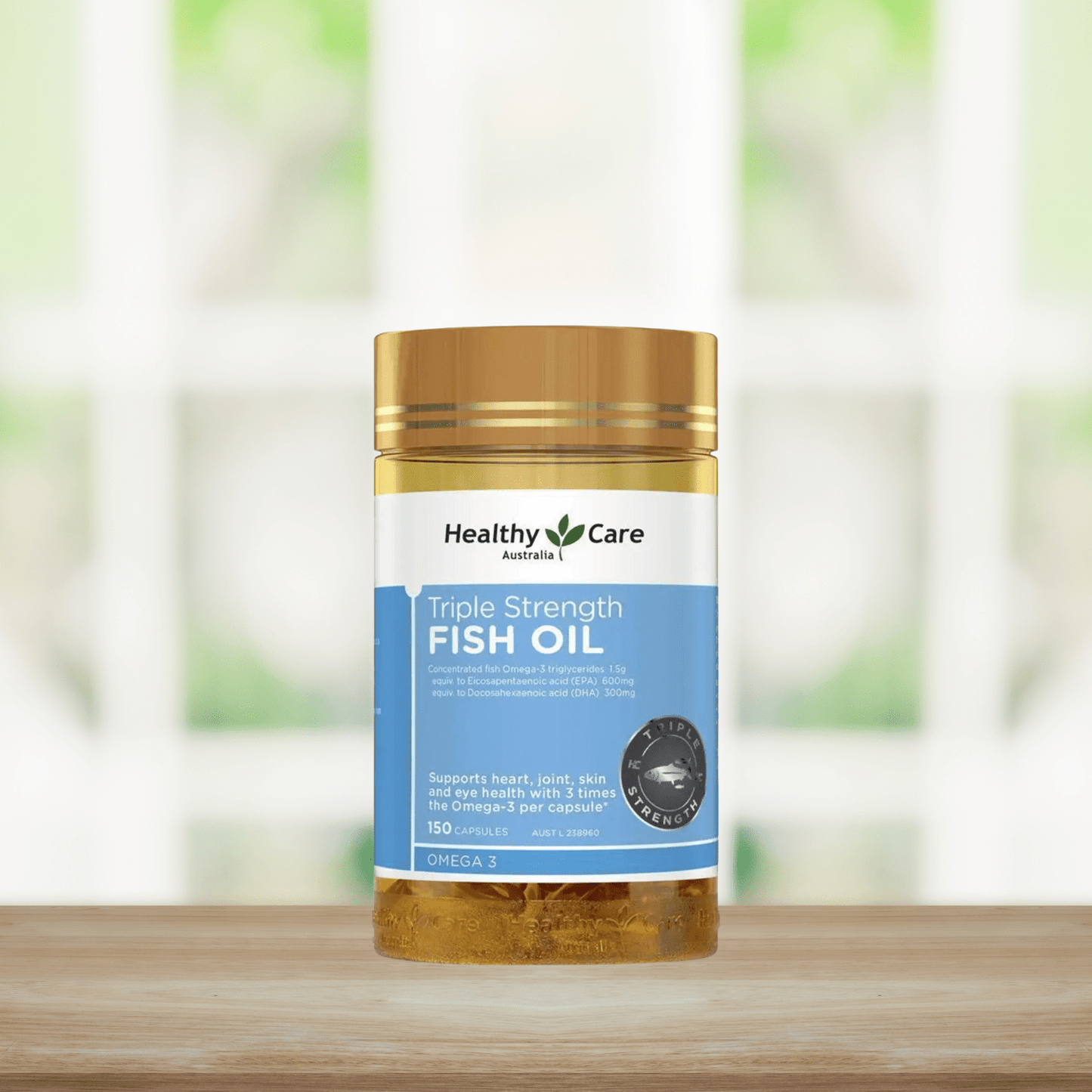 Healthy Care Triple Strength Fish Oil 150 Capsules - BeeVitamins