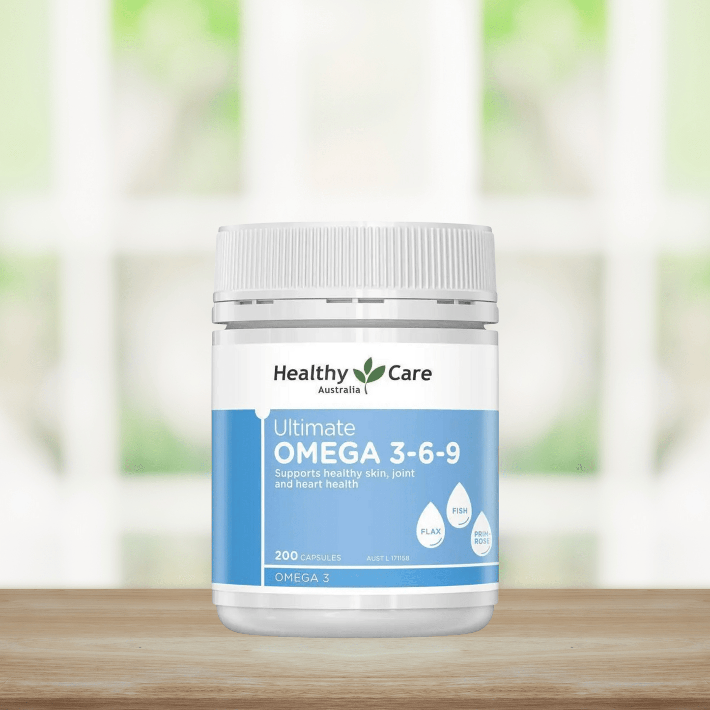 Healthy Care Ultimate Omega3, 6, 9 / 200 Capsules - BeeVitamins