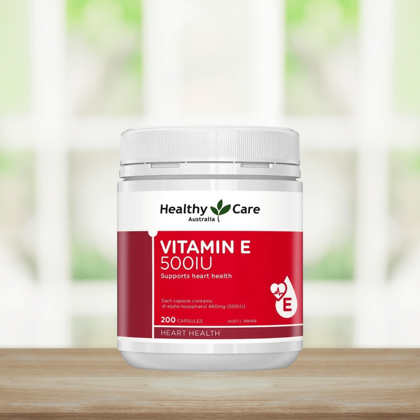 Healthy Care Vitamin E 500IU 200 Capsules - BeeVitamins