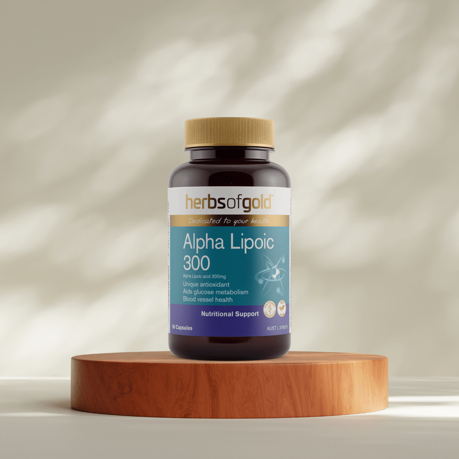 Herbs of Gold Alpha Lipoic 300 / 60 Capsules - BeeVitamins