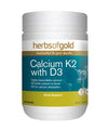 Herbs of Gold Calcium K2 with D3 90 Tablets (Exp date: 09/27) - BeeVitamins