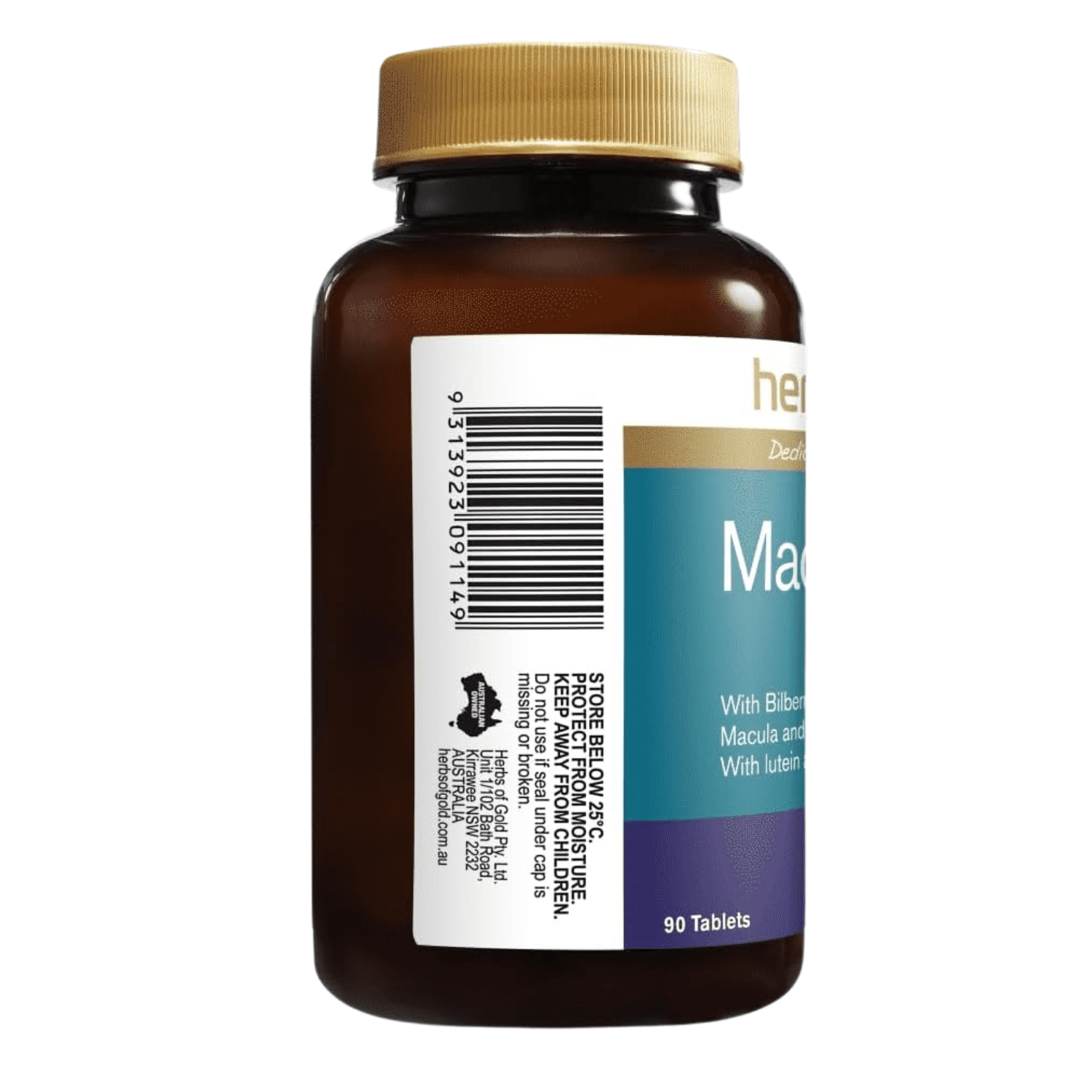 Herbs of Gold Macu - Guard with Bilberry 10000 / 90 Tablets - BeeVitamins