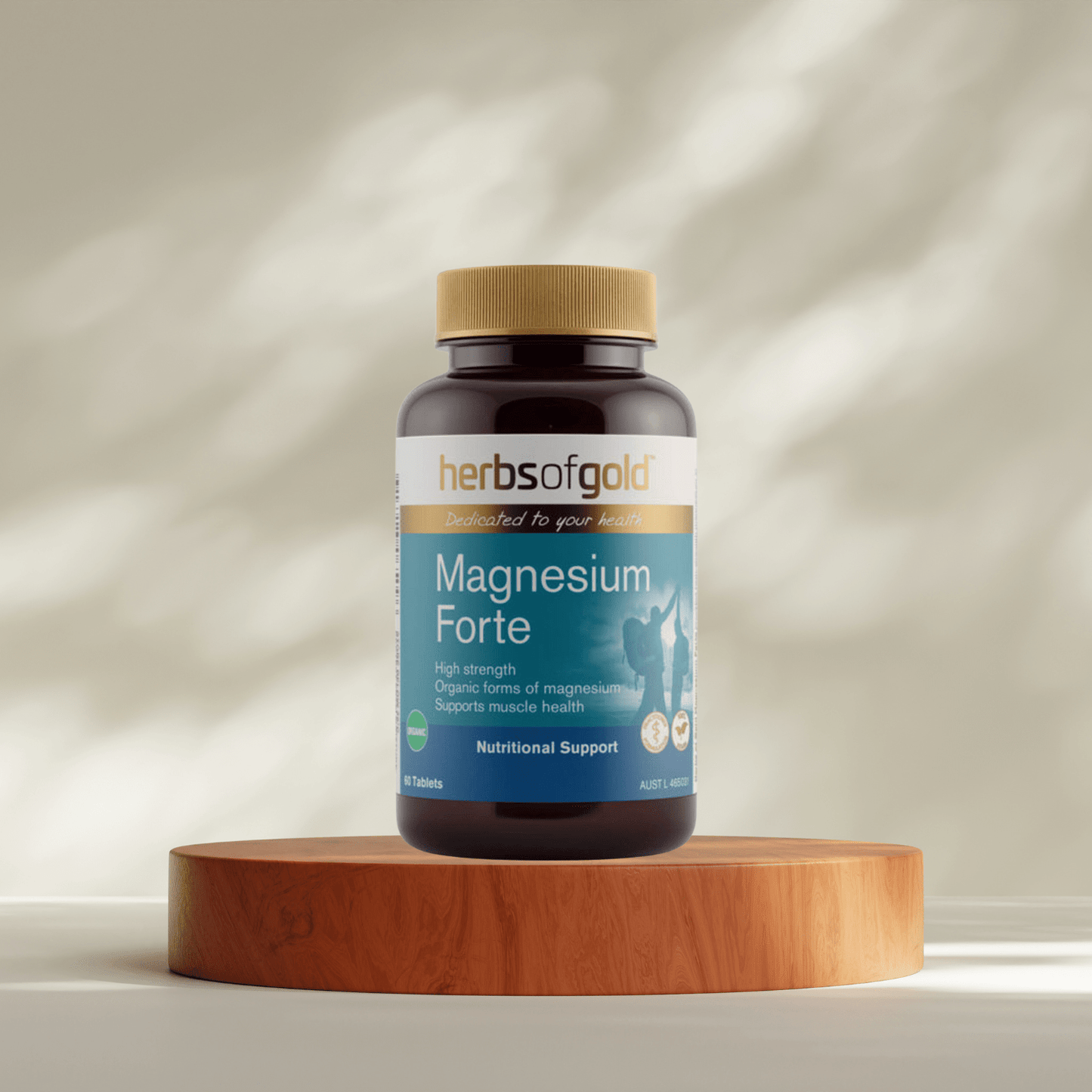 Herbs of Gold Magnesium Forte 60 Tablets - BeeVitamins