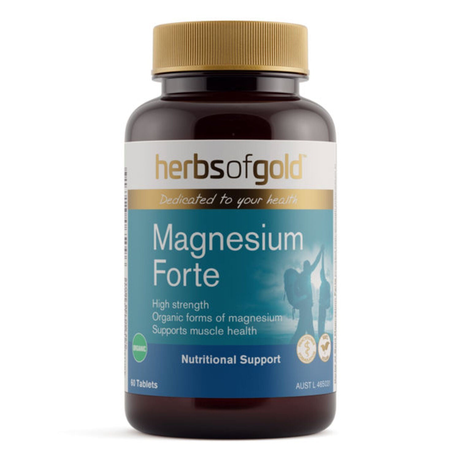 Herbs of Gold Magnesium Forte 60 Tablets - BeeVitamins