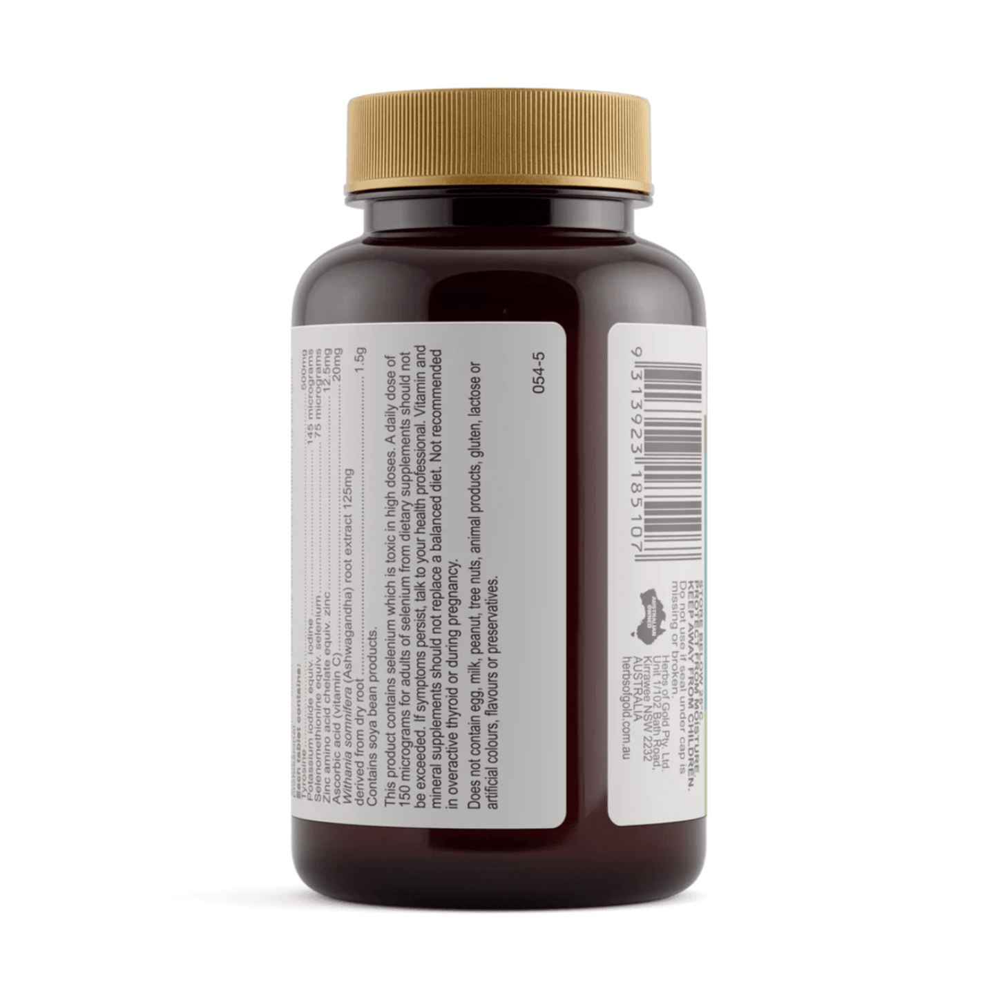 Herbs of Gold Thyroid Support 60 Tablets - BeeVitamins