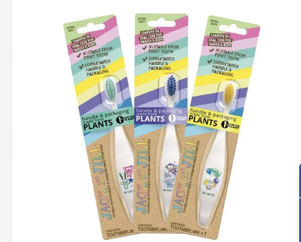 Jack n Jill Kids Toothbrush Assorted (1 Brush) - BeeVitamins