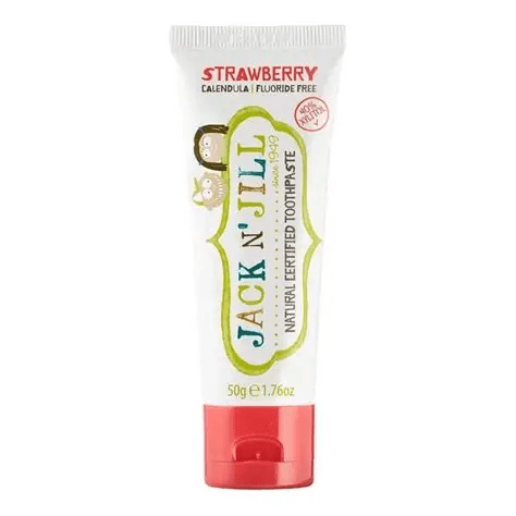 Jack n Jill Natural Certified Toothpaste Strawberry 50g - BeeVitamins