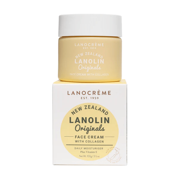 Lanocrème Lanolin Originals Face Cream with Collagen - BeeVitamins