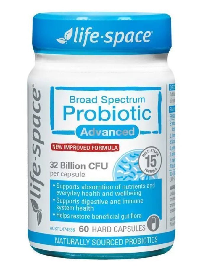 Life Space Broad Spectrum Probiotic 60 Capsules - BeeVitamins