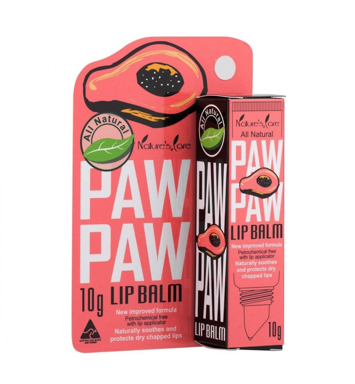 Nature's Care Paw Paw Lip Balm 10g - BeeVitamins