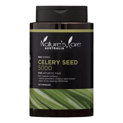 Nature's Care Pro Series Celery Seed 5000mg 120 Capsules - BeeVitamins