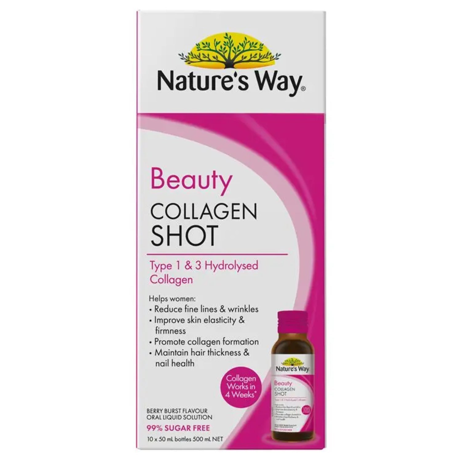 Nature's Way Beauty Collagen Shot 10 x 50mL - BeeVitamins