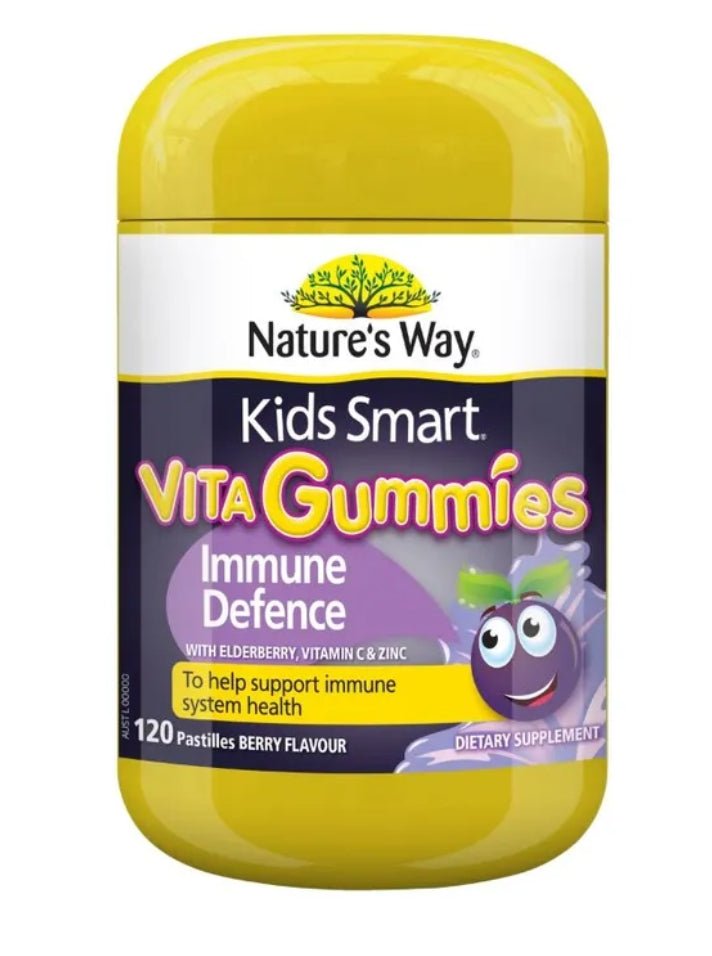 Nature's Way Kids Smart Vita Gummies Immune Defence 120 Pastilles - BeeVitamins