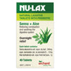 Nulax Natural Laxative Tablets With Prebiotic Senna + Aloe 40 Tablets - BeeVitamins