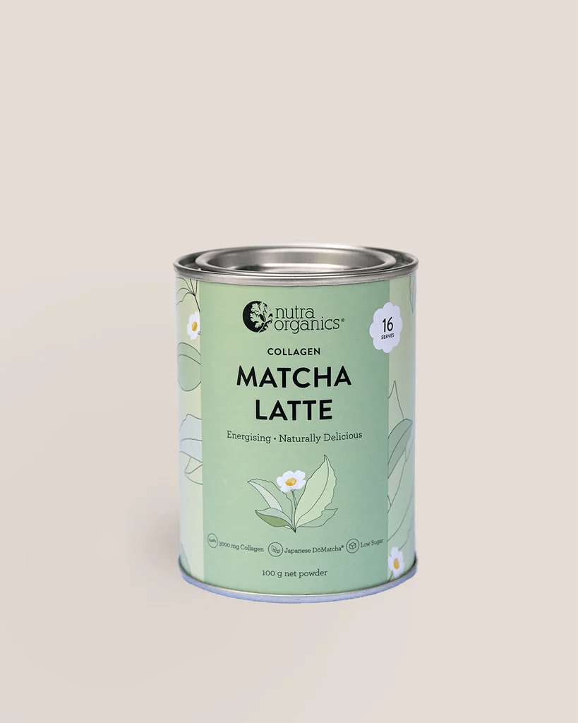 Nutra Organics Collagen Matcha Latte 100g - BeeVitamins